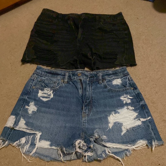 American Eagle Jean shorts. Both size 6. $25 for both of them - Picture 1 of 4